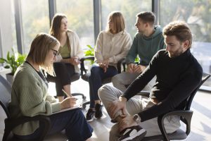 echte-gruppentherapie-treffen Rollenklarheit bei Führungskräften